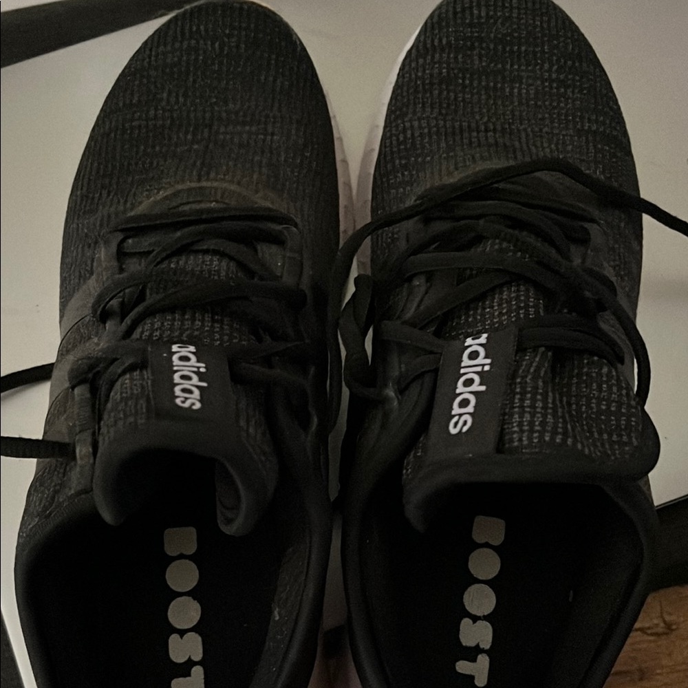 Adidas womens Black Boost Sneakers